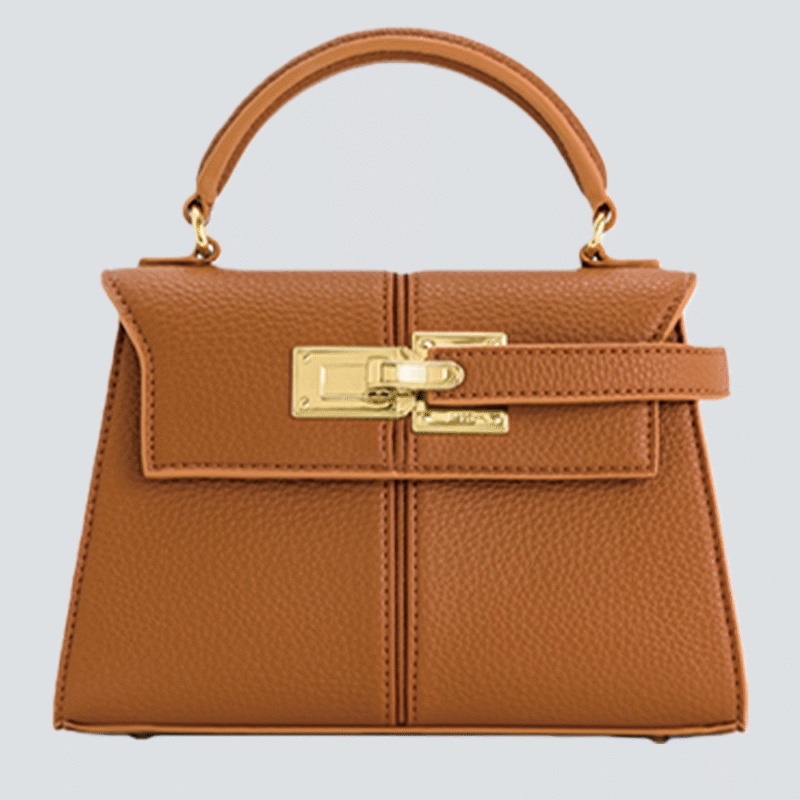 Elise small trapezoidal bag, a small Kelly bag, suitable for shoulder or crossbody wear, perfect for work or casual outings.