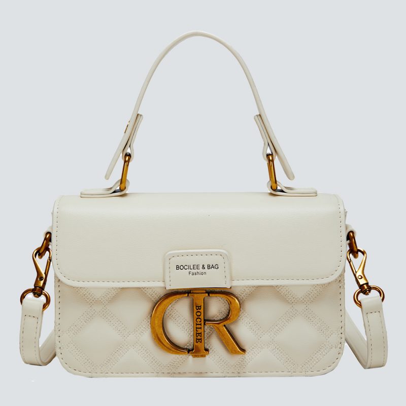 Quilted Leather Top-Handle Bag