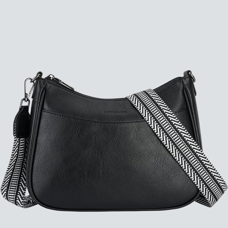 APHISON Trendy Leather Crossbody Purse with Adjustable Strap, Women's Shoulder Handbag