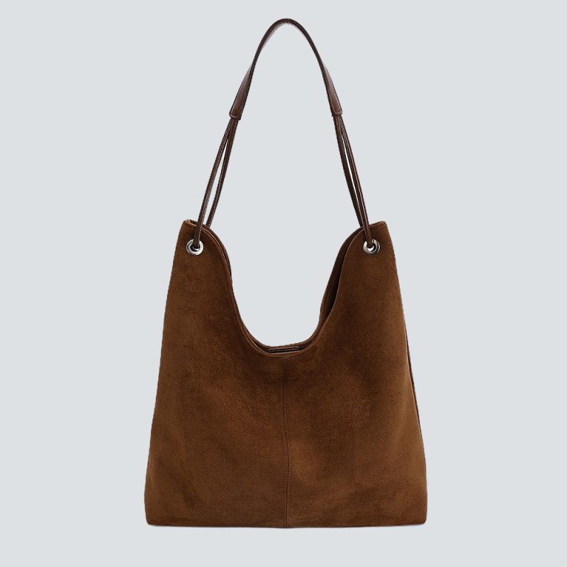 Oversized Suede Hobo Totes