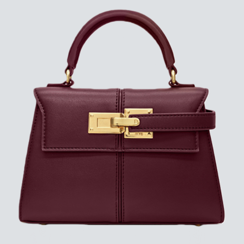 Elise small trapezoidal bag, a small Kelly bag, suitable for shoulder or crossbody wear, perfect for work or casual outings.